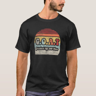 Vintage Rückführung G O T Bestste Ziege aller Zeit T-Shirt