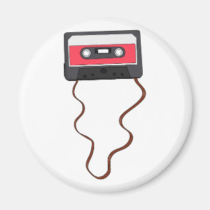 Vintage Rückgabe des Kassettenbands Magnet