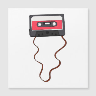 Vintage Rückgabe des Kassettenbands Magnetkarte