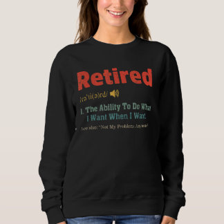 Vintage Rückgabebahn Sweatshirt