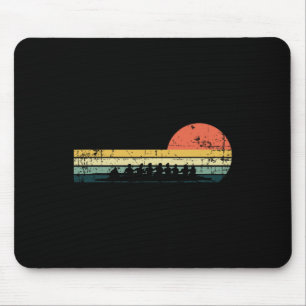 Vintage Rudermaschine Crew Funny Rower Bootteam Ge Mousepad