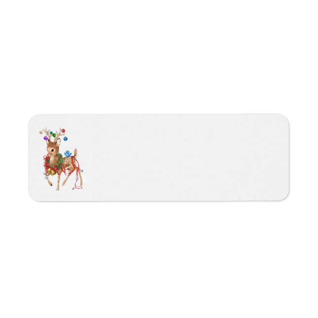 Vintage Rudolph Address Labels (Vorne)