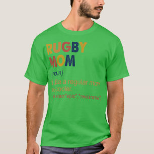 Vintage Rugby-Mutter Definition Rugby-Mama für Fra T-Shirt