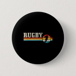 Vintage-Rugbyspieler Sport Retro Männer Jungen Fuß Button