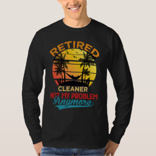 Vintage Ruheständler Reinigungskraft Nicht Mein Pr T-Shirt