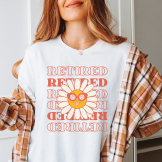 Vintage Ruheständlerin, Retro-Rente-Party Frauen T-Shirt
