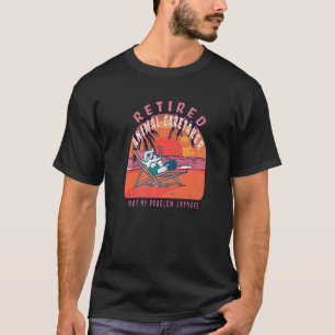 Vintage Ruhestandsregelung für müde Tiere T-Shirt