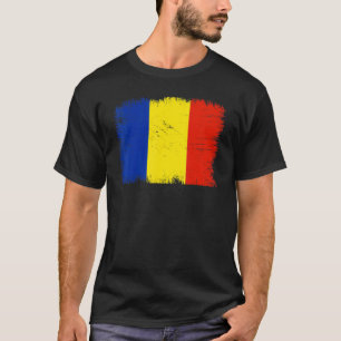 Vintage Rumänien-Flagge Rumänischer Unabhängigkeit T-Shirt