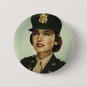 Vintage-Rundbutton des Nurse Corps Button