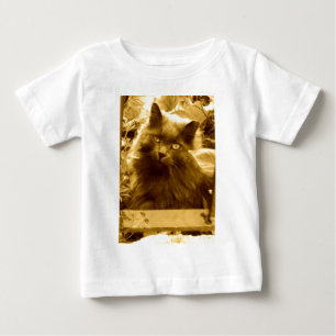 Vintage Russische Blaue Katze Baby T-shirt