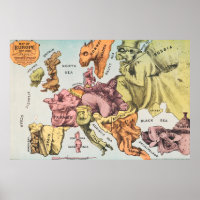 Vintage Russische Dominanz-Karte