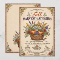 Vintage Rustic Herbst Erntefest-Party
