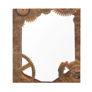 Vintage Rustic Steampunk Notizblock