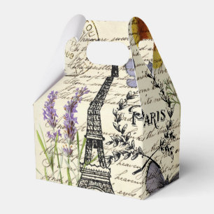 vintage rustikal französischer Eiffelturm Paris Pa Geschenkschachtel