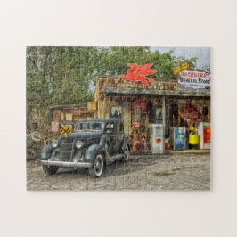 Vintage Rustikal-Landgasstation 1930 Puzzle