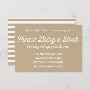 Vintage rustikale Babyduschkarte Einladung