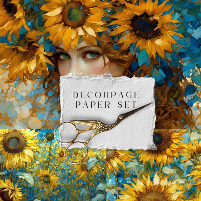 Vintage rustikale botanische Dekoupage Geschenkpapier Set (Von Creator hochgeladen)