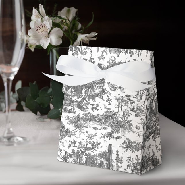 Vintage rustikale Farm Französisch-Schwarz & Weiß Geschenkschachtel (Von Creator hochgeladen)