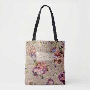 Vintage Rustikale Florale Personalisierung