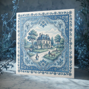 Vintage Rustikale Französische Landhaus Blumen Toi Fliese