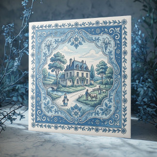 Vintage Rustikale Französische Landhaus Blumen Toi Fliese