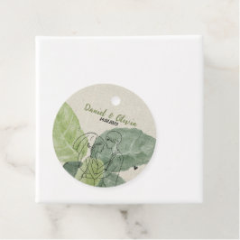 Vintage Rustikale Hochzeit Geschenkanhänger