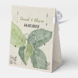 Vintage Rustikale Hochzeit Geschenkschachtel