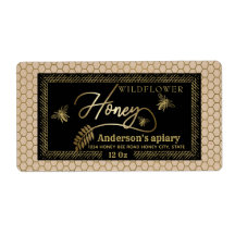 Vintage rustikale Kraft-Goldklee