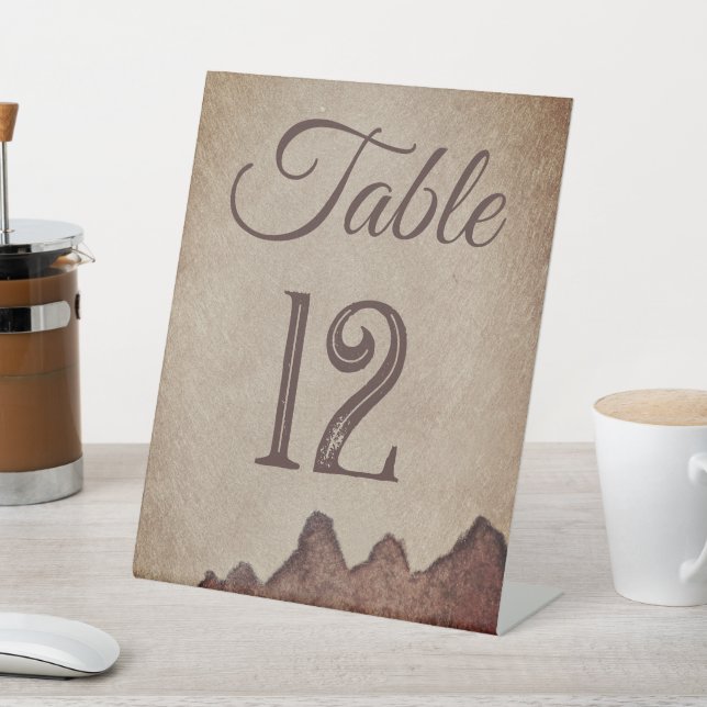 Vintage rustikale Papageienhochzeit Sockelschild (In SItu)