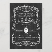 Vintage Rustikale Schwarz-Holz- und Weißweinhochze