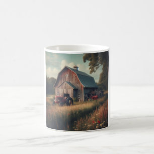 Vintage/rustikale Stallkunst Kaffeetasse