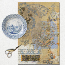 Vintage rustikale Textur Burlap Französisch Decoup