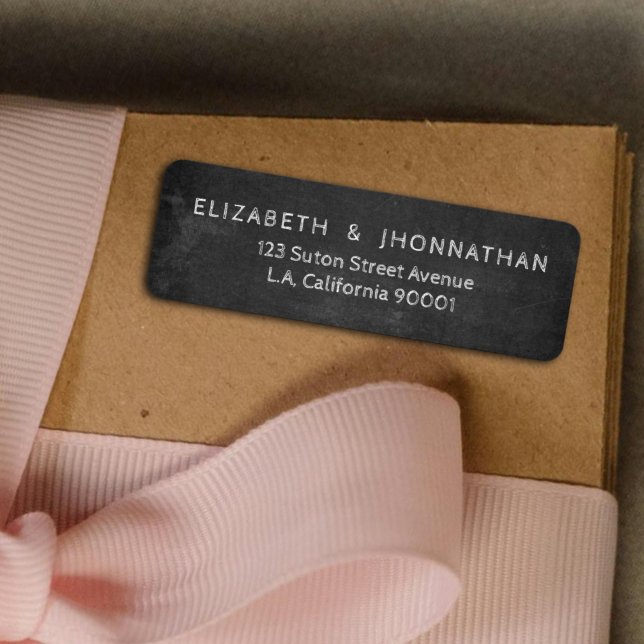 Vintage rustikale weiße Typografie Schwarze Khalkb (Von Creator hochgeladen)