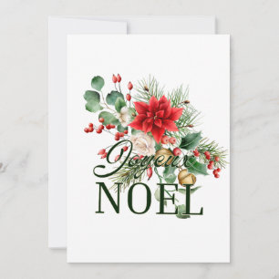 Vintage Rustikaler Französischer Joyeux Noel  Einladung