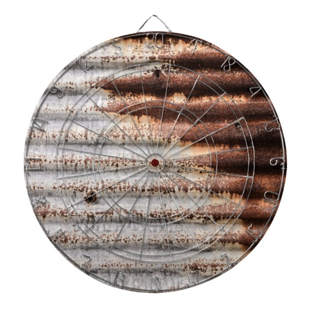 Vintage Rusty Dartscheibe (vorne)