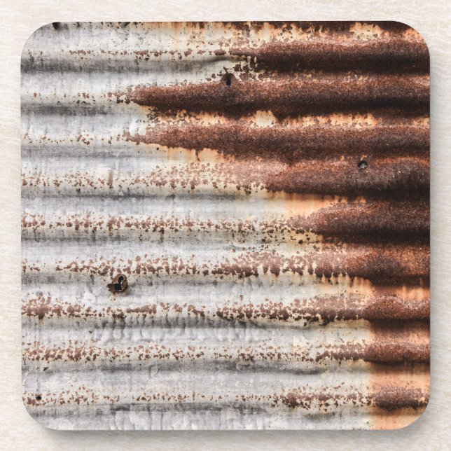 Vintage Rusty Getränkeuntersetzer (Vorderseite)