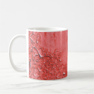 Vintage, rutschige Eisenwand Textur Kaffeetasse