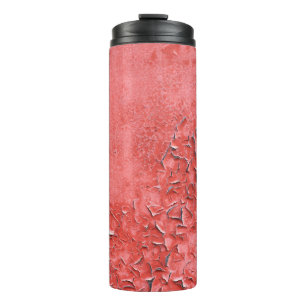 Vintage, rutschige Eisenwand Textur Thermosbecher