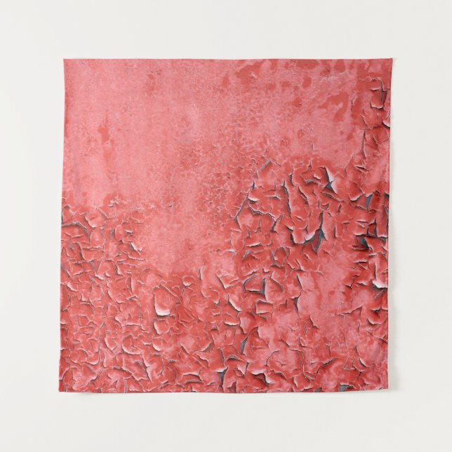 Vintage, rutschige Eisenwand Textur Wandteppich (Vorderseite)