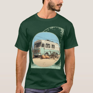 Vintage-RV-Camping- und Pickleball-Lifestyle vinta T-Shirt