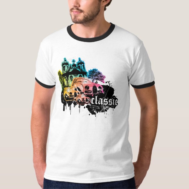 vintage_saab klassischer Schmutzentwurf T-Shirt (Vorderseite)