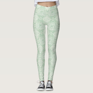 Vintage-Sage-Toile mit klassischen Figuren Leggings