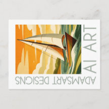 Vintage Sailboat Adventure Retro Nautical 