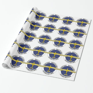 Vintage Sailplane Vereinigungs-Einzelteile Geschenkpapier