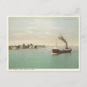 Vintage Sainte Claire Flats Detroit Michigan Postkarte