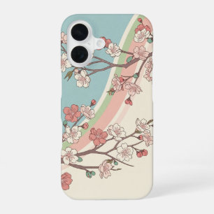 Vintage Sakura-Blüte iPhone 16 Hülle