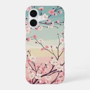 Vintage Sakura-Blüte iPhone 16 Hülle