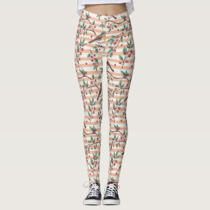 Vintage Sakura Cherry Blossom & Bird Ästhetik 7 Leggings
