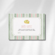 Vintage-Salbei-gestreifte-Matcha-Donut-Windel-Verl