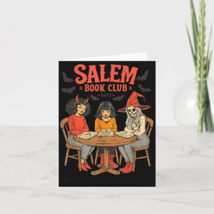 Vintage Salem Buchclub schwarze Katze Buchliebhabe Karte